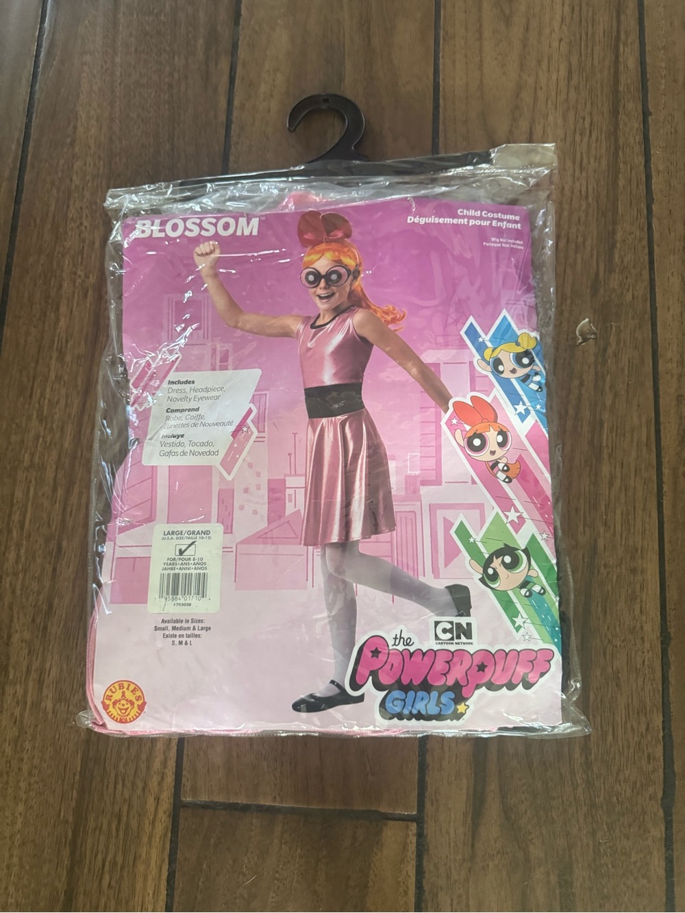 Kids' Powerpuff Girls Blossom Halloween Costume size large 8-10 - Picture 2 of 5